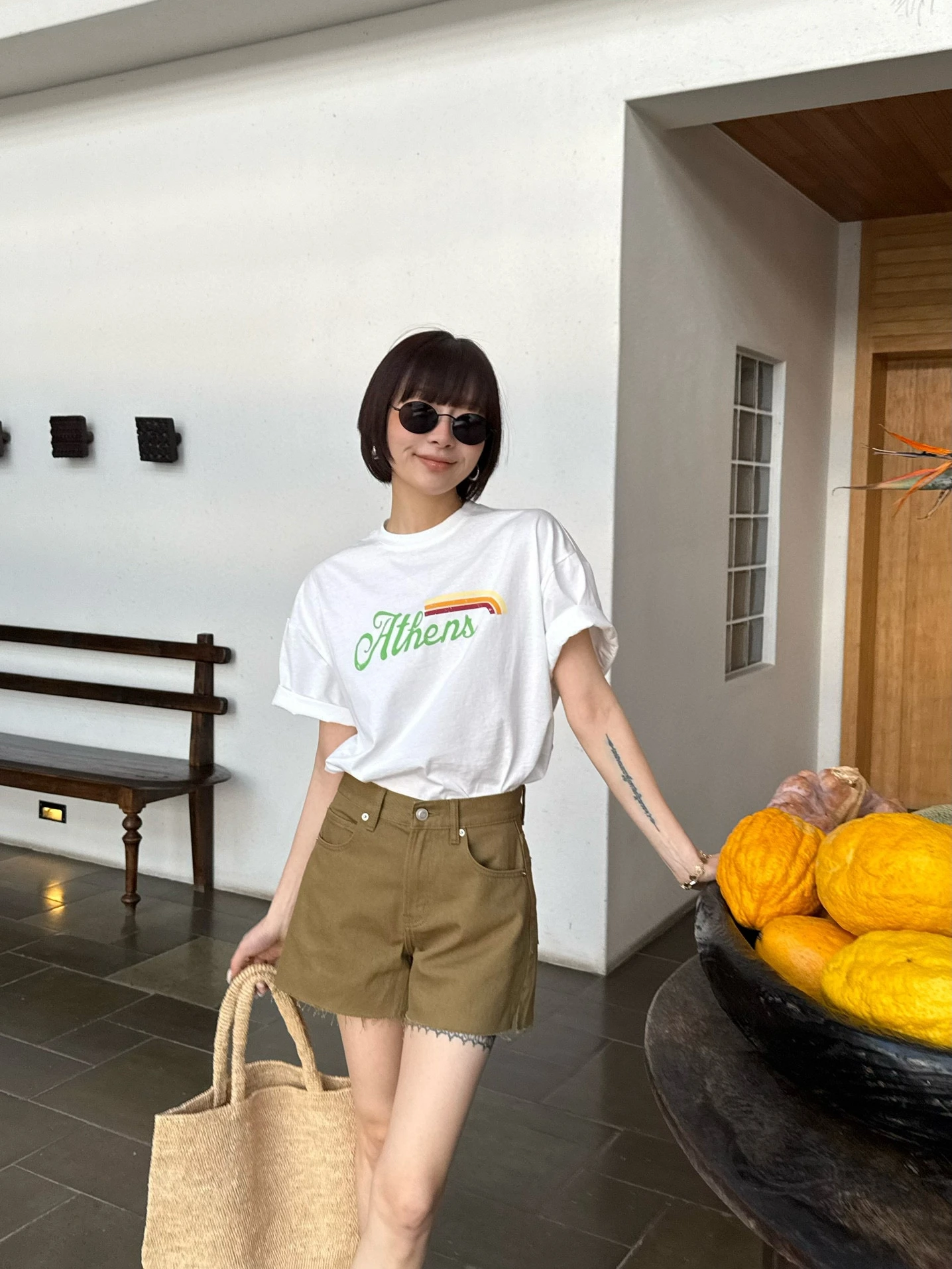 

Американская ретро-футболка свободного кроя Monkey Studio, летняя, женская, простая, универсальная, хлопковая, впитывающая пот, с круглым вырезом