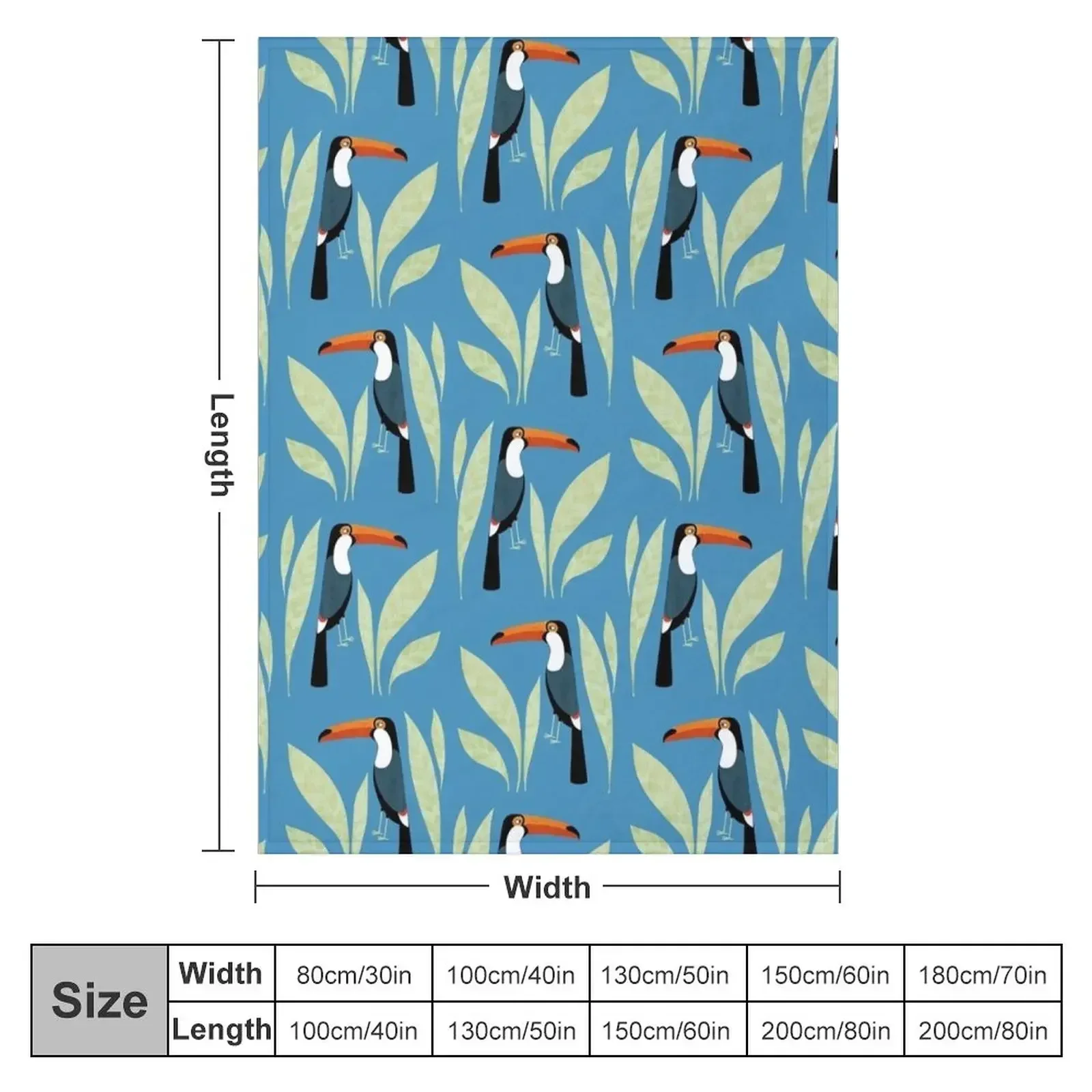 Toucan Throw Blanket Bed Decorative Sofas Extra Large Throw Thermals For Travel Blankets