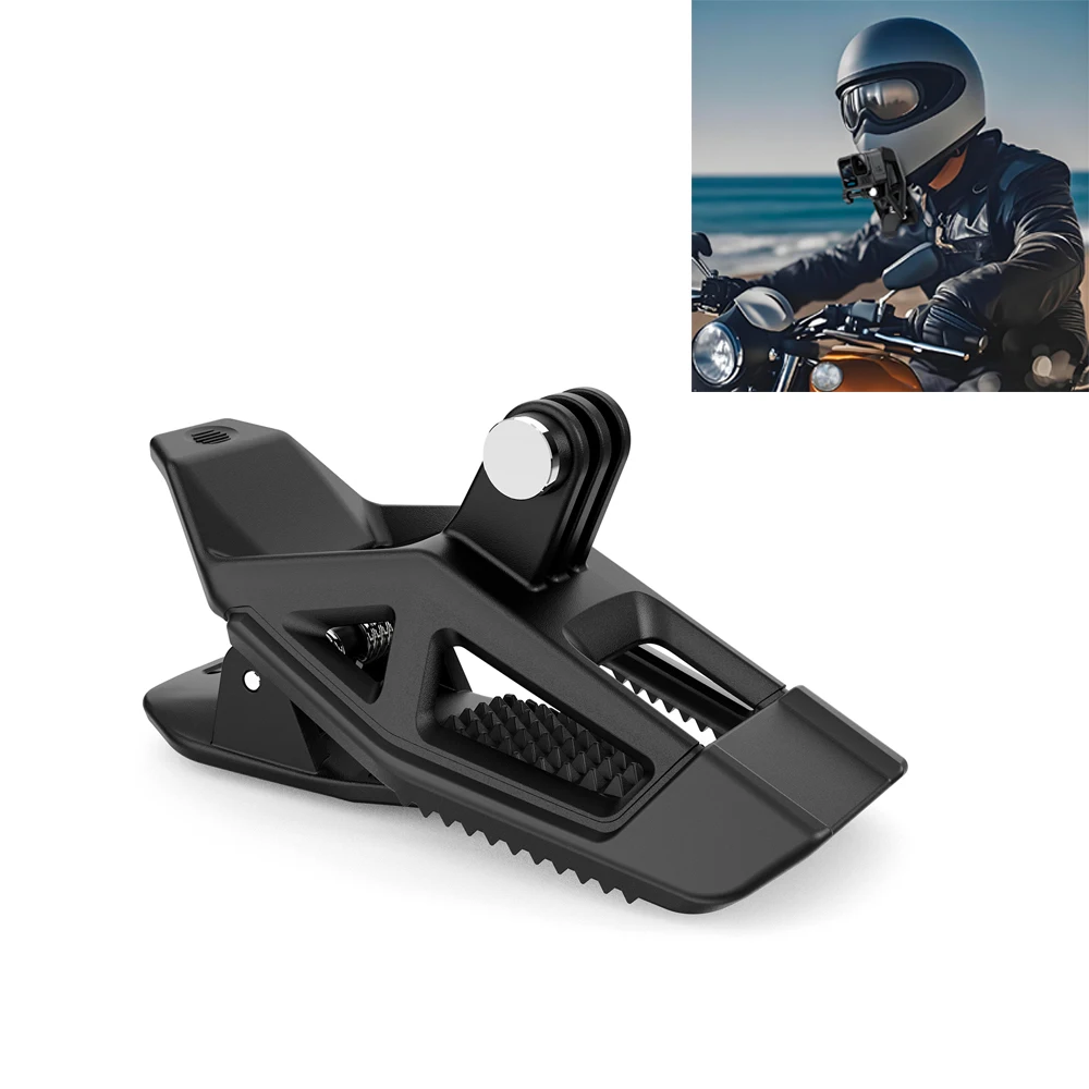 

Motorcycle Helmet Chin Stand Mount Holder for DJI Action 5 4 Full Face Holder for GoPro 13 12 11 10 Insta360 X5 Camera Accessory
