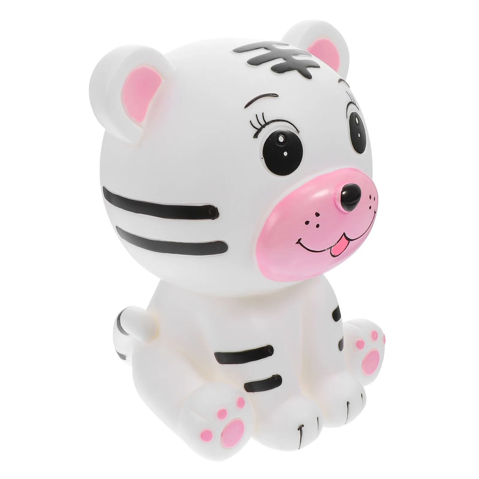 1 個の虎の形の貯金箱クリエイティブ愛らしい貯金ポット子供のための誕生日プレゼントホームデスクトップ装飾貯金箱飾り