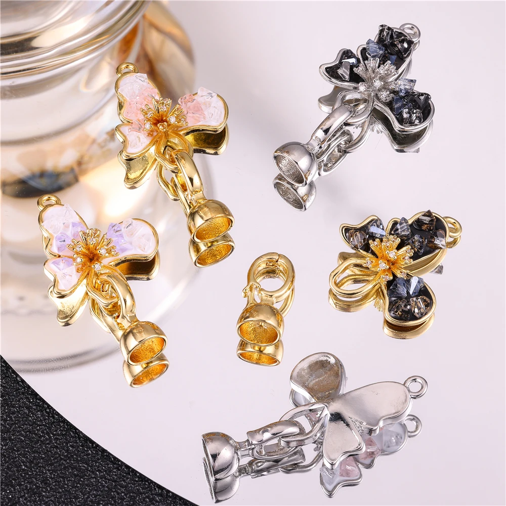 DIY Handmade Jewelry Making Findings Accessories Cubic Zirconia Fastener Clasps Official-Website Necklaces For Women