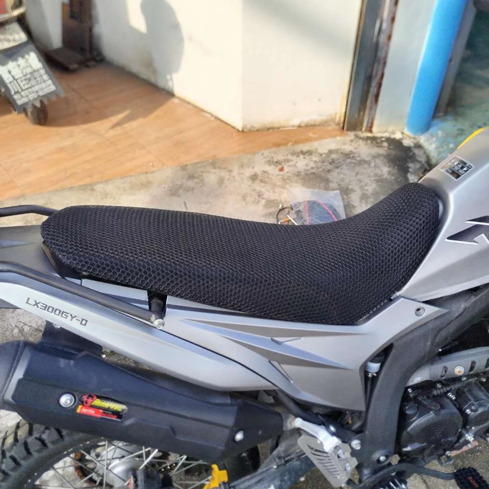 Per Loncin Voge 300 Rally 300GY GY 300 Coprisedile per moto Protezione in rete Antiscivolo Silicone Adventure Long Ride Comfort
