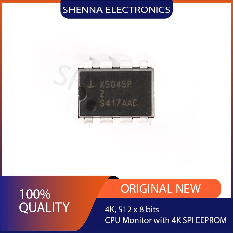 5PCS/Lot integrated ic X5045PZ  Packaging  DIP-8  Serial 4K SPI EEPROM