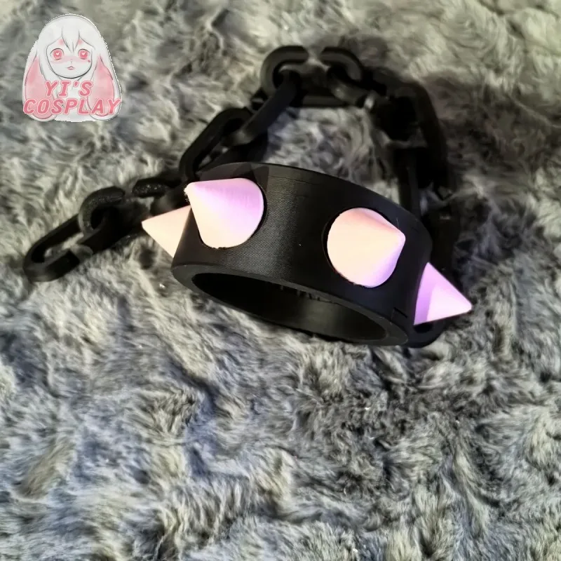 Yis تأثيري مخصصة Fursuit برشام سوار ل باو فروي Kigurumi تأثيري كيمونو اليدوية سماعات الوحش #4