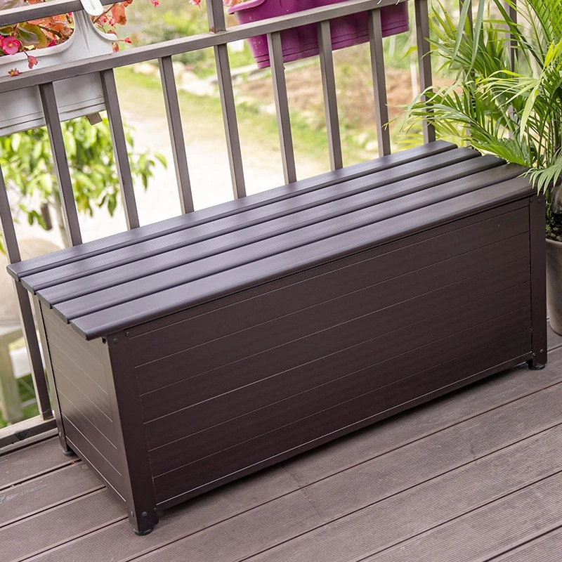 Terrace Balcony Storage Cabinet Waterproof Storage Box Sun-Proof Rain-Proof Aluminum Alloy Storage Cabinet Courtyard Outdoor