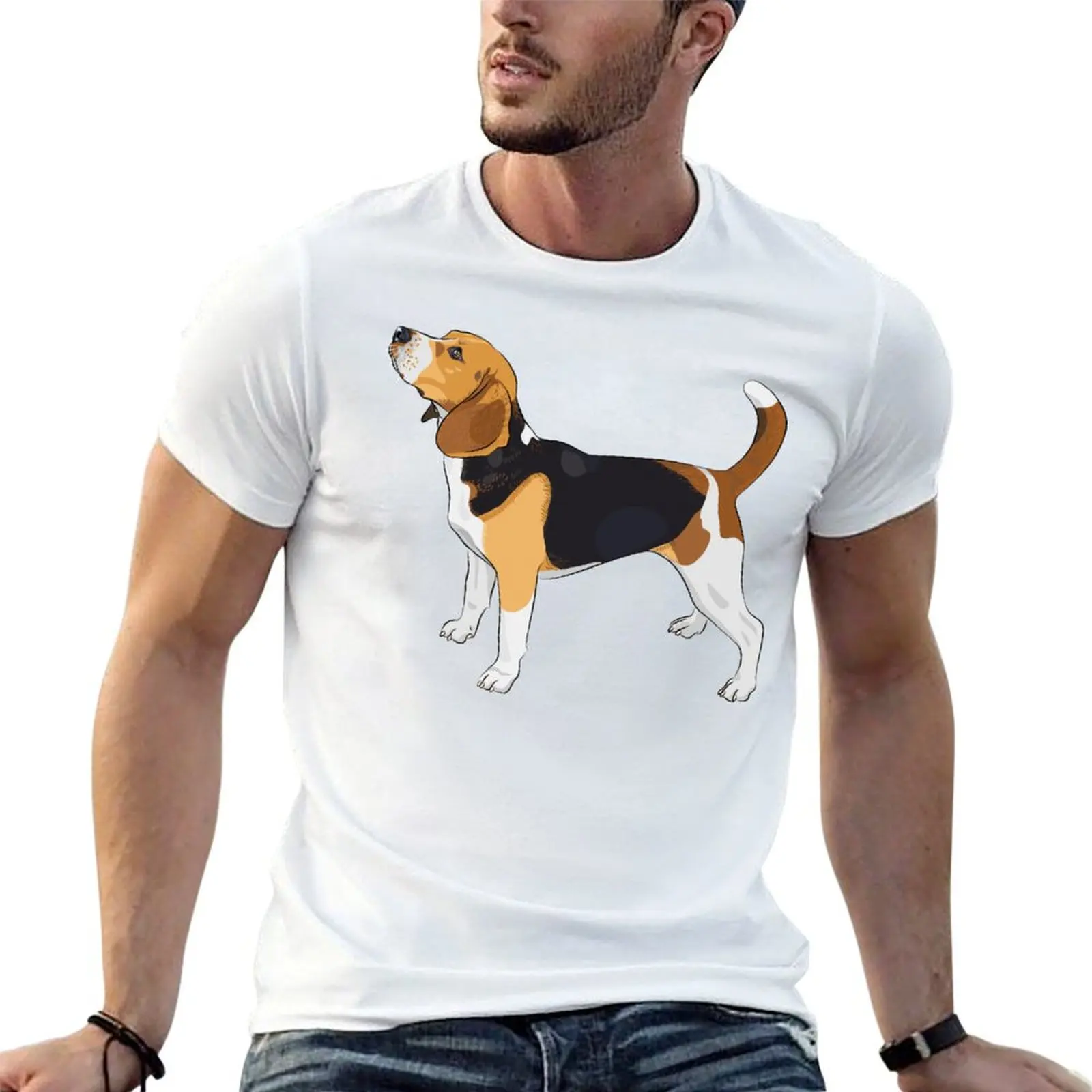Beagle T-Shirt Soft Cotton Print T-Shirt