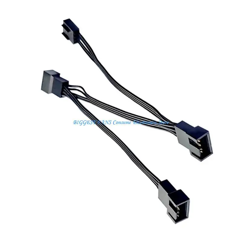 Cable flexible distribución alimentación del divisor ventilador 4pin PWMS para enfriamiento personalizable