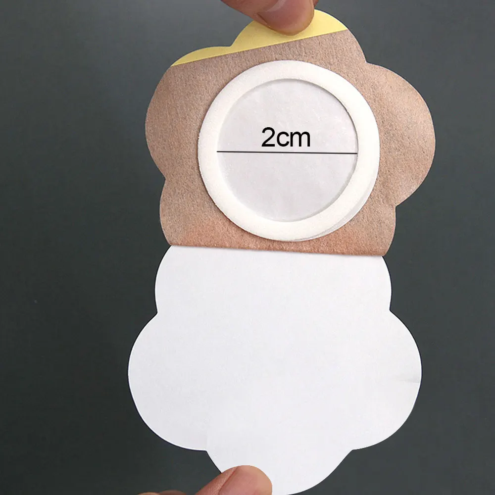 50-500 Stuks Wegwerp Ricinusolie Pack Zelfklevende Zelfklevende Navel Stickers Kwelbestendig Navel Protectors