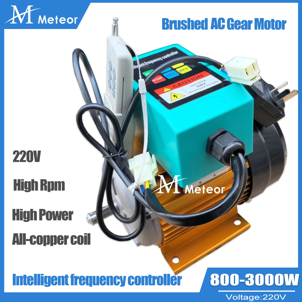 Meteor High RPM 220V Permanent Magnet Motor with Intelligent Frequency Controller Use for Free Energy System