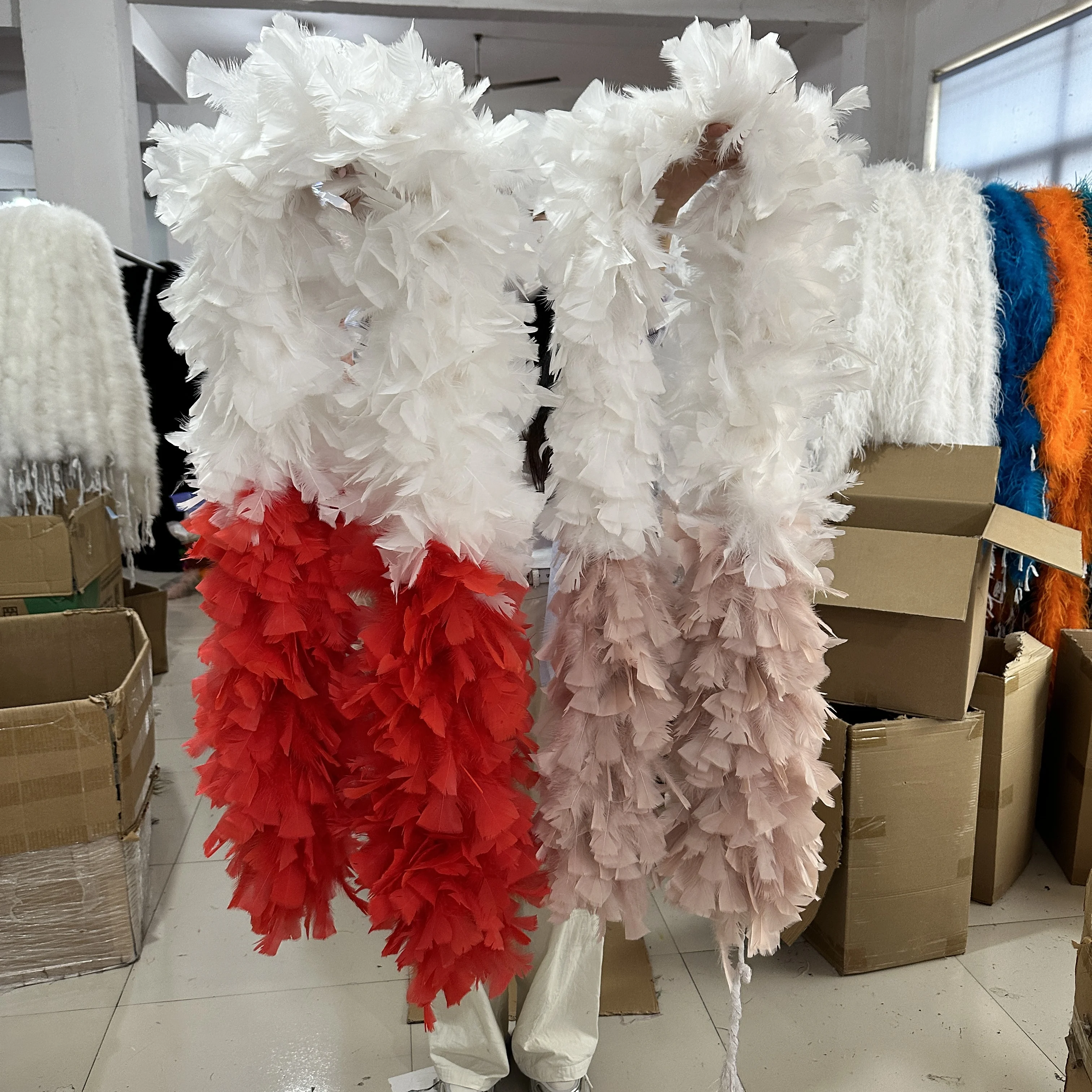 ขนไก่งวงโบอา 2 เมตร 200 กรัม ข - Feather Trim Marabou บทวิจารณ์และราคา