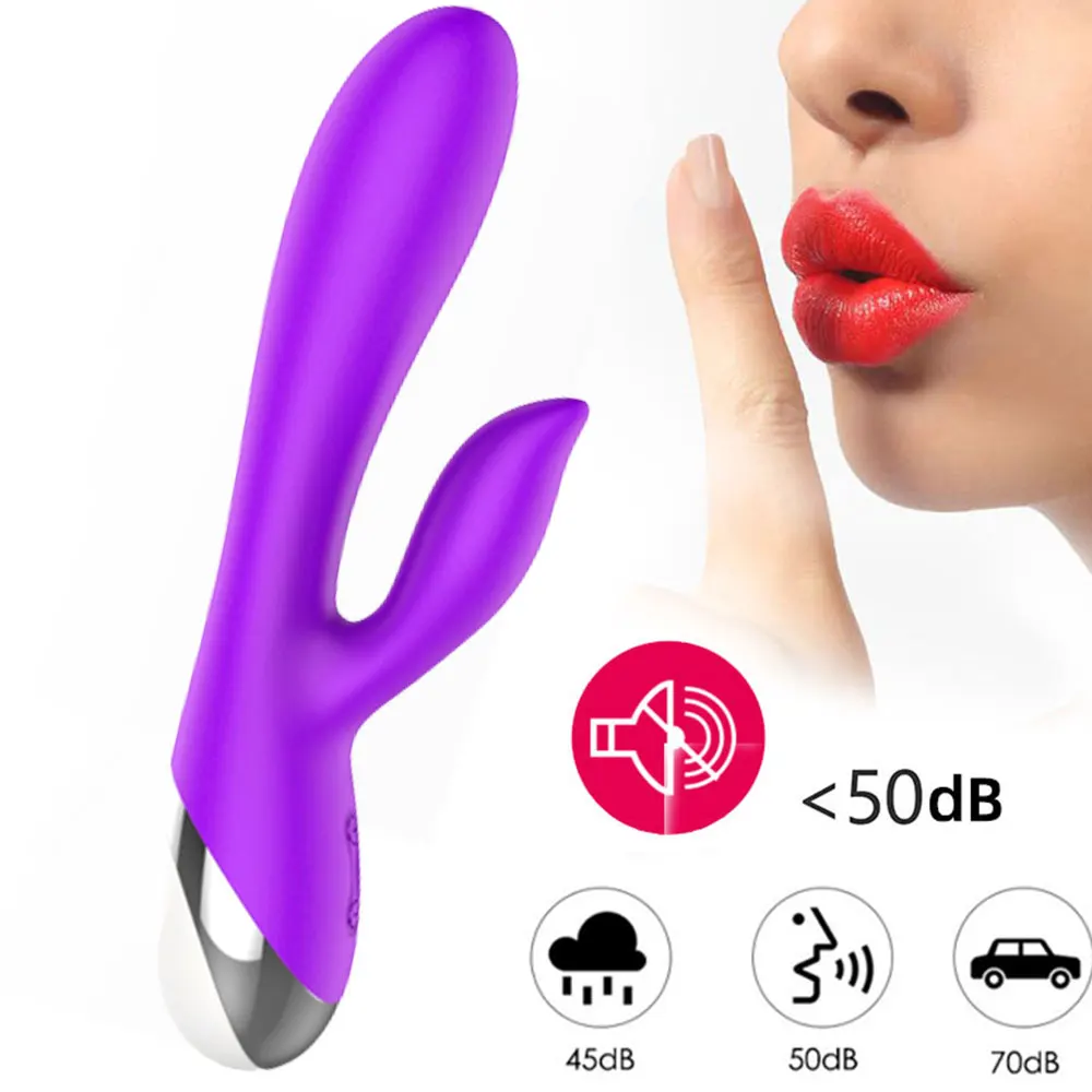 10 Speed G Spot Vibrator USB Rechargeable Powerful Dildo Rabbit Vibrator for Women Clitoris stimulation Massage Adult sex toys