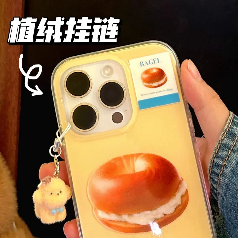 2 Stücke Kawaii Kleine Plüschtier Anhänger Telefon Rucksack Auto Schlüsselanhänger Charms Niedlichen Welpen Hängen Beflockten Harz Hund Welpen Schlüsselanhänger