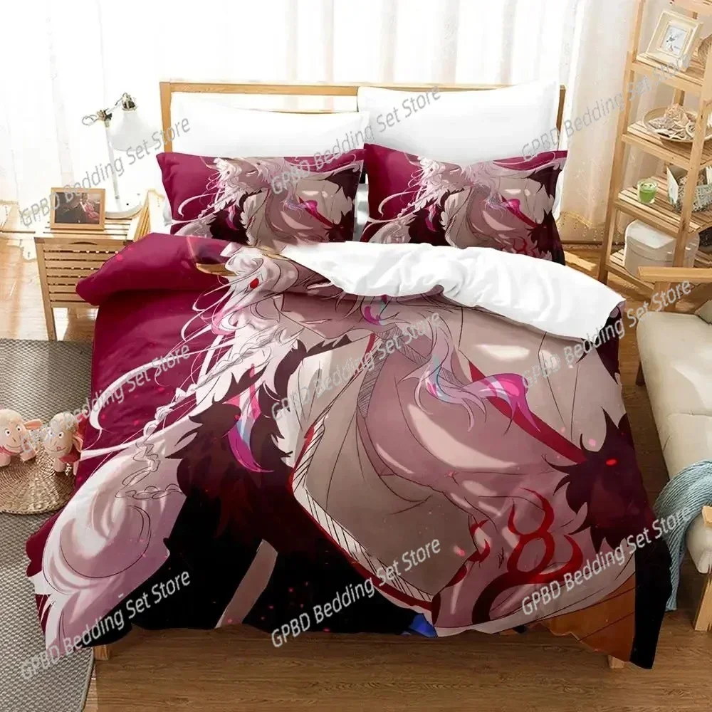 

Anime Game DAIROKU AYAKASHIMORI Comfortable Duvet Quilt Cover Pillowcase Bedding Set Children Bedroom Decoration Home Textile