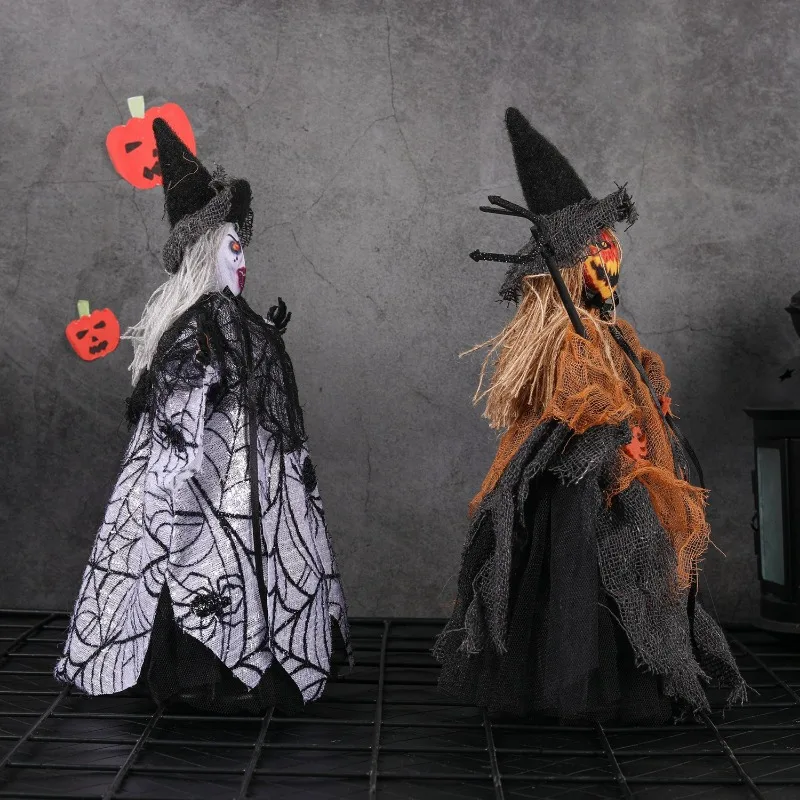 新しいハロウィン装飾ゴーストフェスティバル不気味なカボチャの木のトップスターデスクトップ装飾人形の装飾品