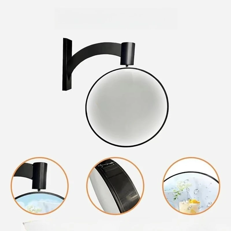 

Rotary Light Emitting Diode Light Box Double Sided Printing Spinning Display Logo Energy Saving