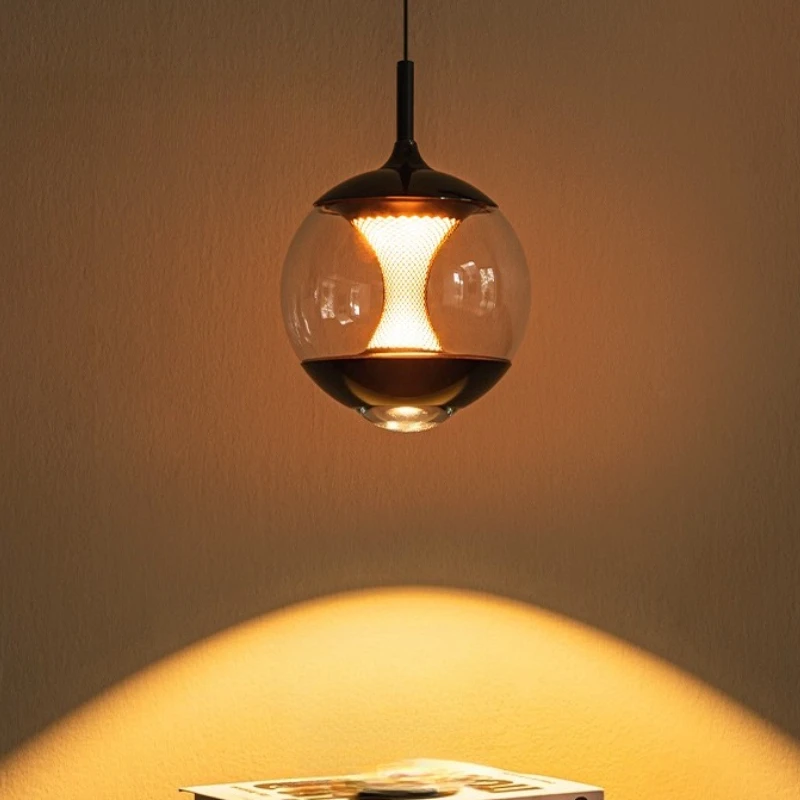 

Modern Glass Pendant Light for Dining Room Table Entryway Balcony Round Table Bedroom Bedside Chandelier Indoor Lighting Fixture