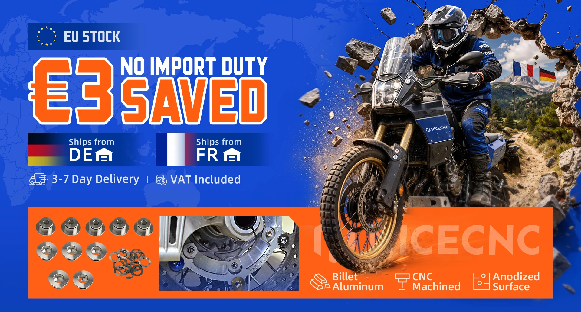4,5–5,2 mm Bremsscheiben-Schwimmspulen-Set für KTM 690 Enduro 790 890 Yamaha BMW Honda Suzuki Husqvarna Ducati Triumph Aprilia – Detail 1
