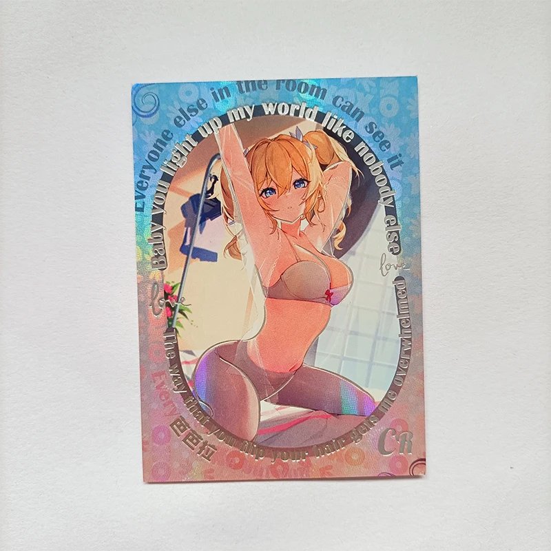 Cartes CR histoire de déesse Anime Keqing Barbara Takagaki Kaede Hayasaka Ai, cartes à collectionner, cadeau de noël et d'anniversaire, jouets pour enfants