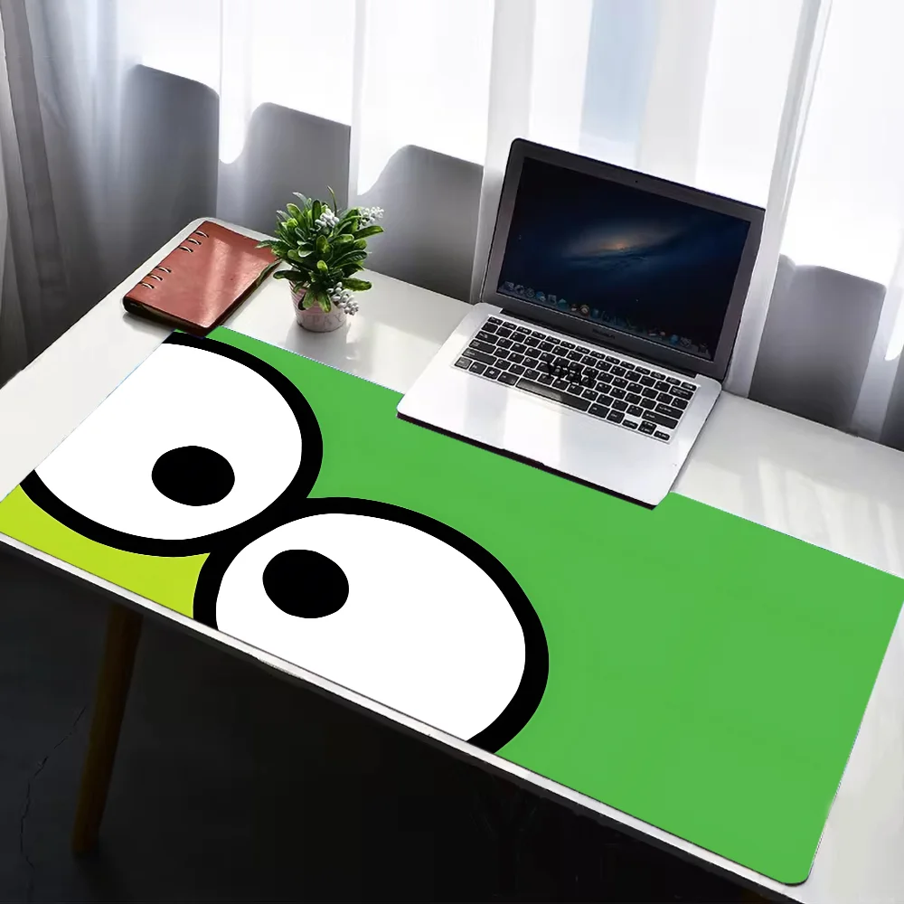 K-Kero K-Kero Keroppi Mousepad Mouse Pad Laptop Gaming Accessories Mousepad Large Desk Mat Computer Gamer Keyboard Rug Carpet