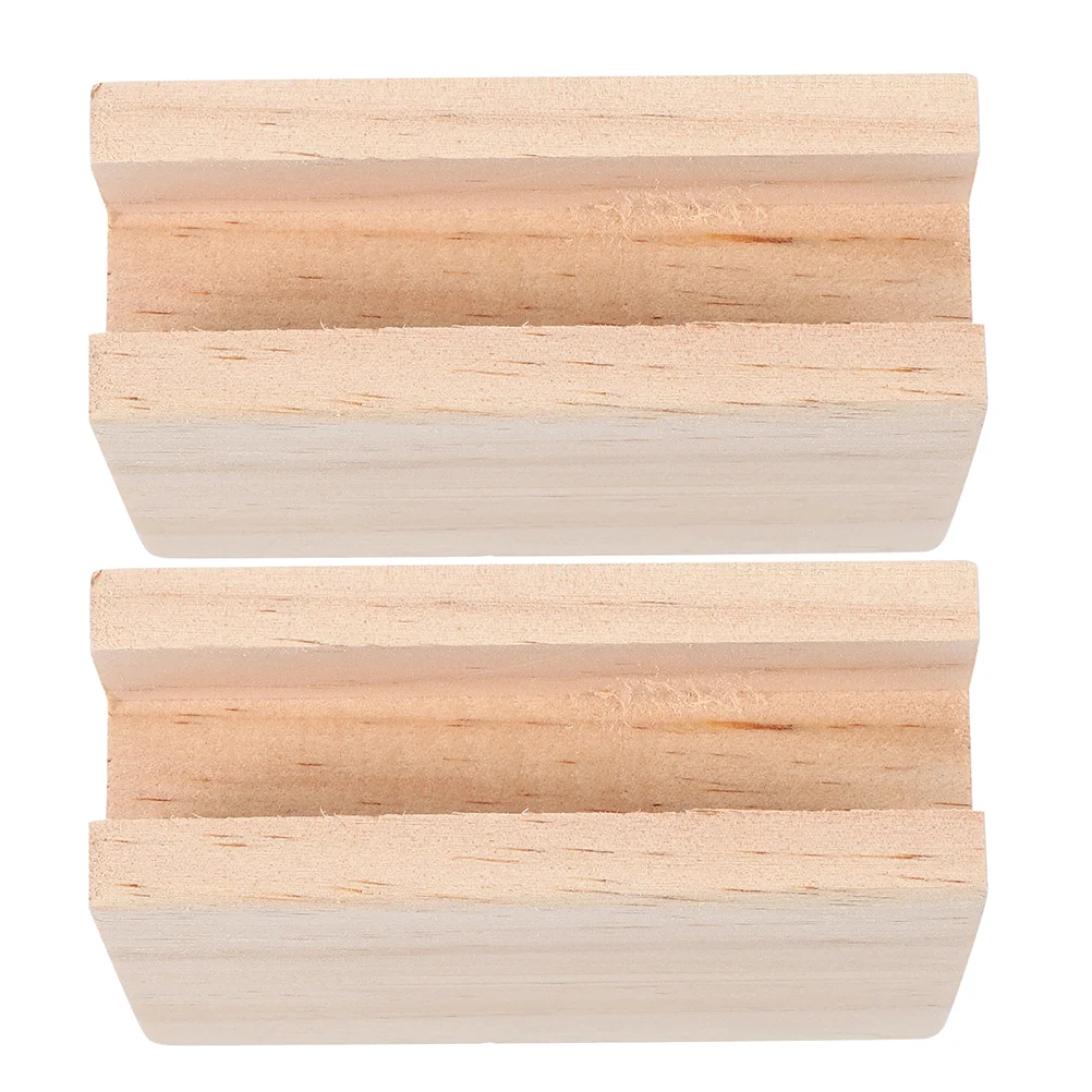 2 Pcs Mattress Raiser Desk Leg Riser Couch Lift Risers for Legs Furniture Wooden Blocks