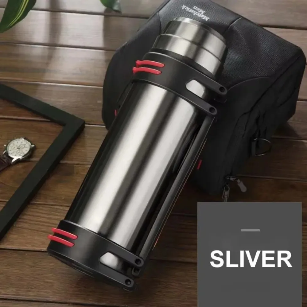 

Stainless Steel Thermos Bottle Vacuum Large Capacity Flasks Water Bottle Insulated Water Outdoor Travel Bottle Cup Keeping Warm