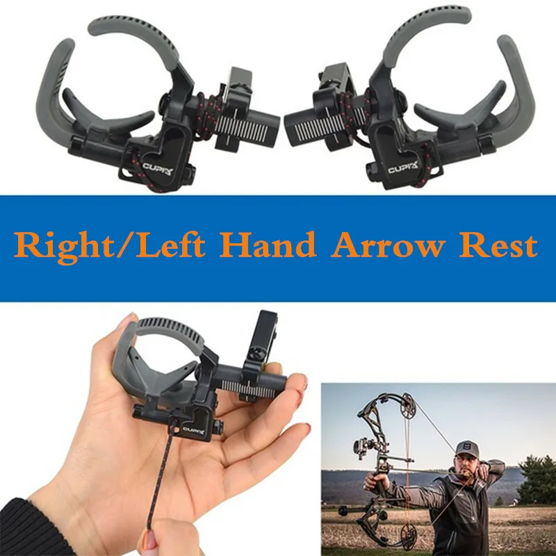 

Archery Compound Bow Drop Away Arrow Rest High Speed Four-way Adjustment for LH/RH Hunting Target Shooting Arrow Accessories