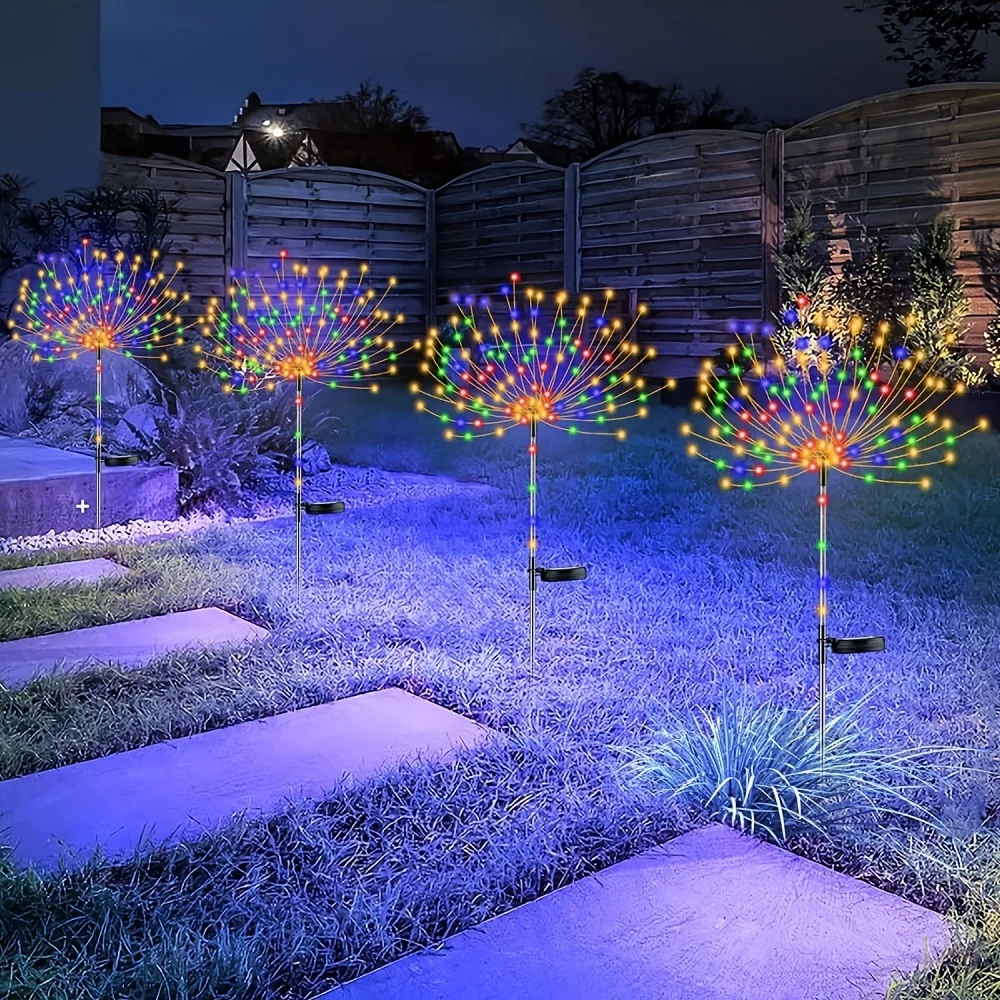 

8mode 150LED Waterproof Solar Fireworks Lights for Outdoor DIY Solar Lamp，Garden Decorative Luz， Lawn Lighting，Christmas Garland