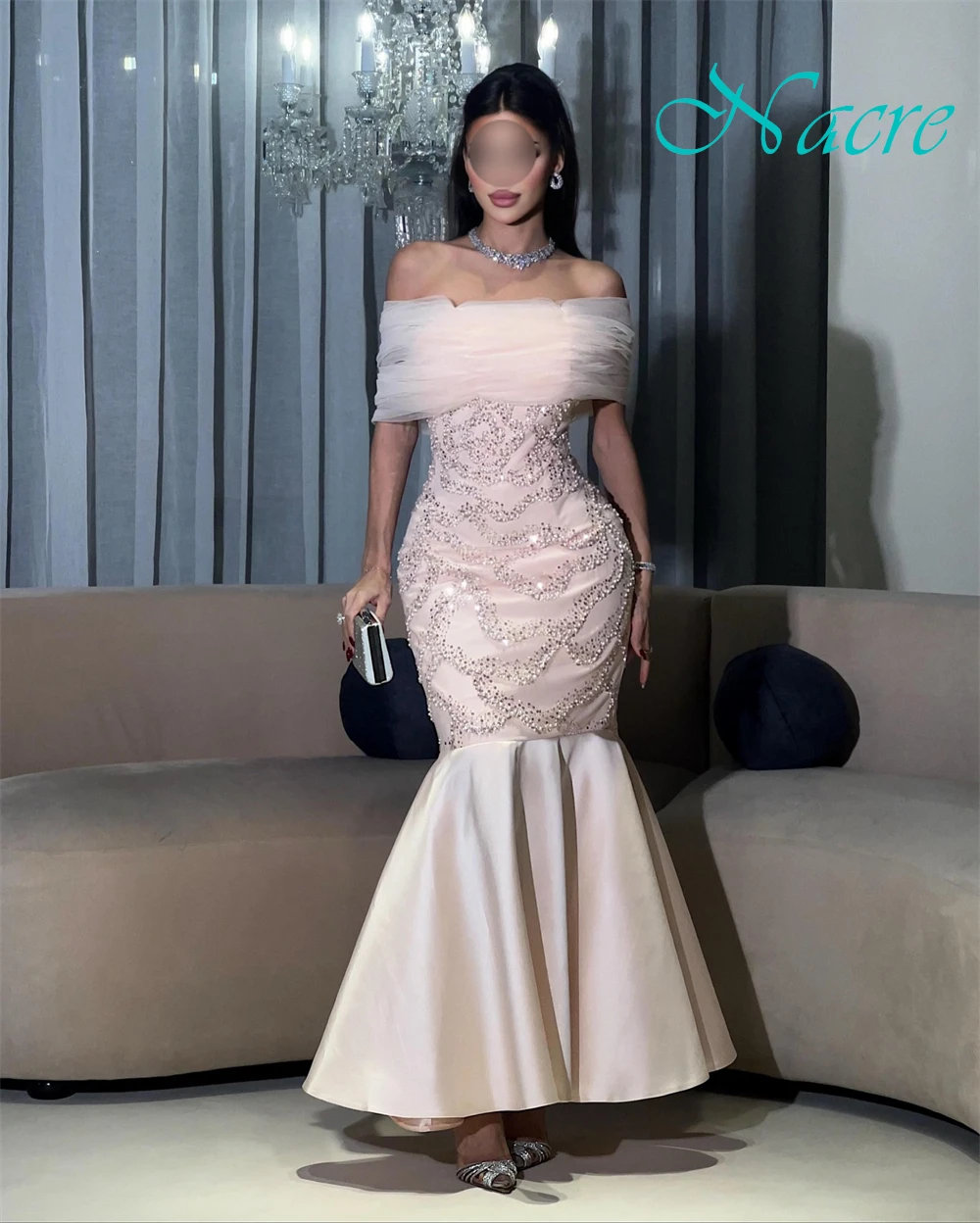 Роскошное атласное вечернее платье с вырезом лодочкой по индивидуальному заказу, простые платья русалки для выпускного вечера, современные платья с короткими рукавами для особых случаев