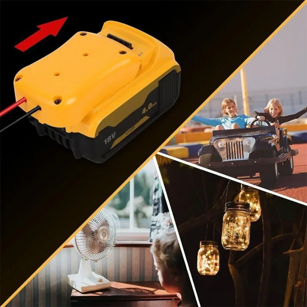 Imagem -06 - Step Down Conversor Regulador de Tensão Faça Você Mesmo Power Wheel Inverter Buck para Dewalt 20v Li-ion Bateria 120w dc 20v a 12v