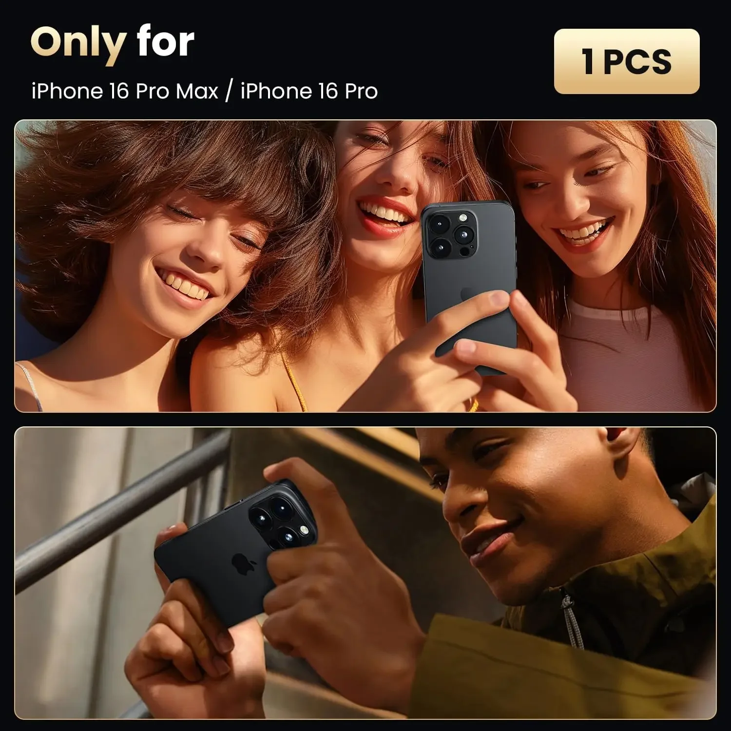 غطاء حماية لعدسة الكاميرا من الزجاج المقسى المعدني لهاتف آيفون 16 برو ماكس 15 بلس 14 15Pro 14Pro 16pro ملحقات الهاتف