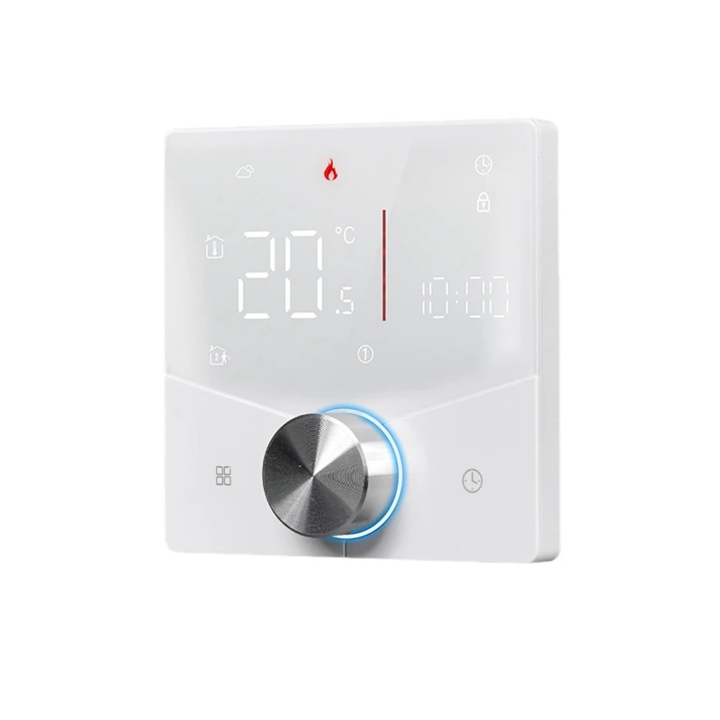 Wifi GB Graffiti Smart Home Floor Heating Thermostat Knob Switch App Remote Timing Energy Saving Thermostat