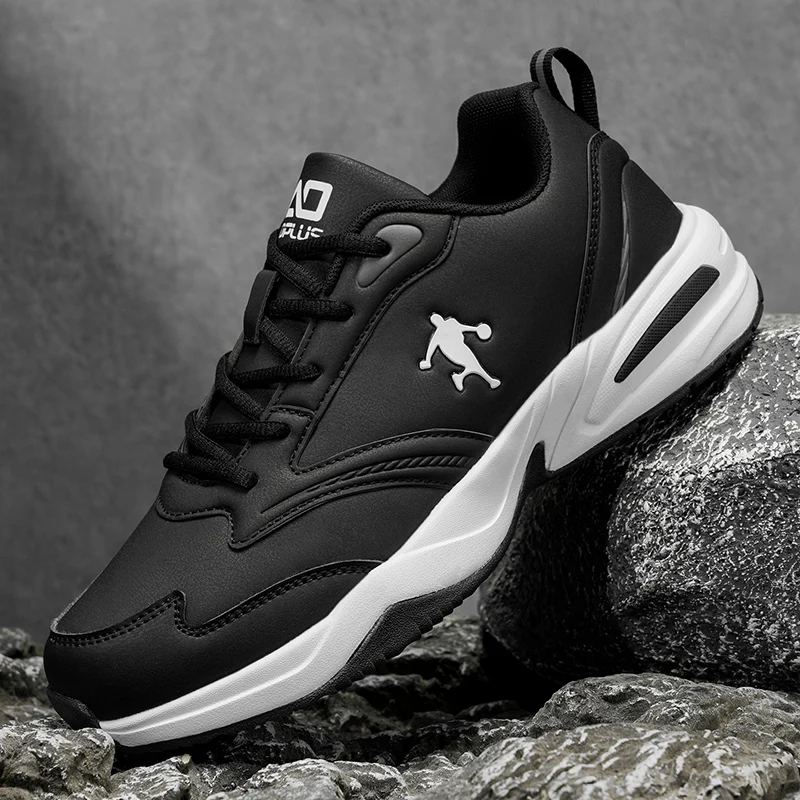 أحذية رياضية وترفيهية، أحذية رجالية، أحذية ماراثون كبيرة الحجم مبطنة بالهواء، مطاط منسوج لجميع المواسم، مقاومة للاهتراء، مضادة