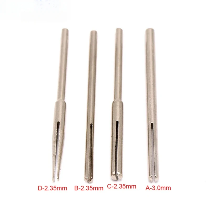 1-100 ชิ้น 2.35/3.0 มม.กระดาษทรายแคลมป์ยึดแท่งแยกแกนยาวที่ใส่ที่ขัดแบบคลิปสำหรับเครื่องบดไฟฟ้าอุปกรณ์เสริม