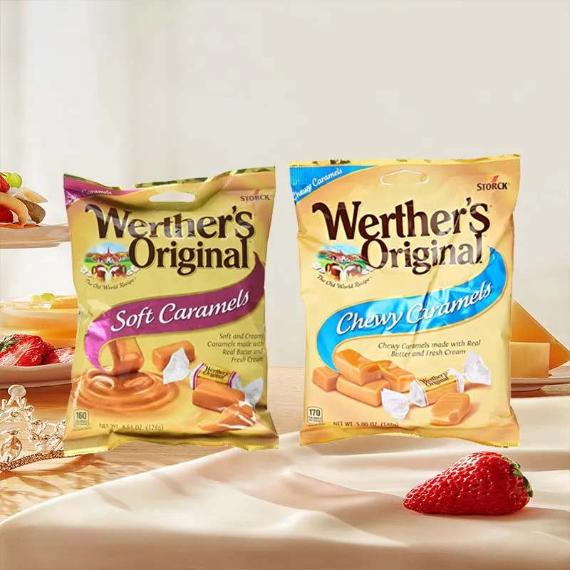 Caramelos masticables originales de Werther/CARAMELS SOFT ORIGINALES 5 oz (142 g) * 2 paquetes