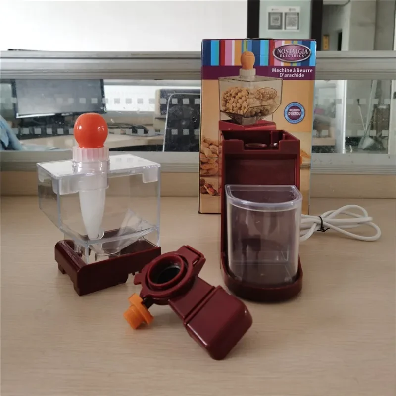 Home Small Peanut Butter Machine Automatic Food Machine Nut Grinding Flower Vitality 110V Nut Grinding