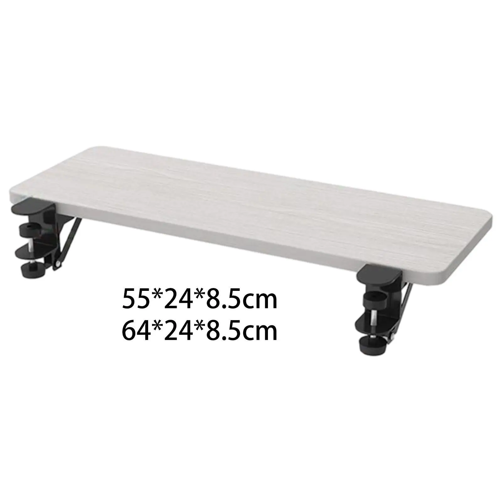 Ergonomic Desk Extender Punch-free Table Mount Wrist Rest Armrest Wrist Support for Computer Platform Home Keyboard Office