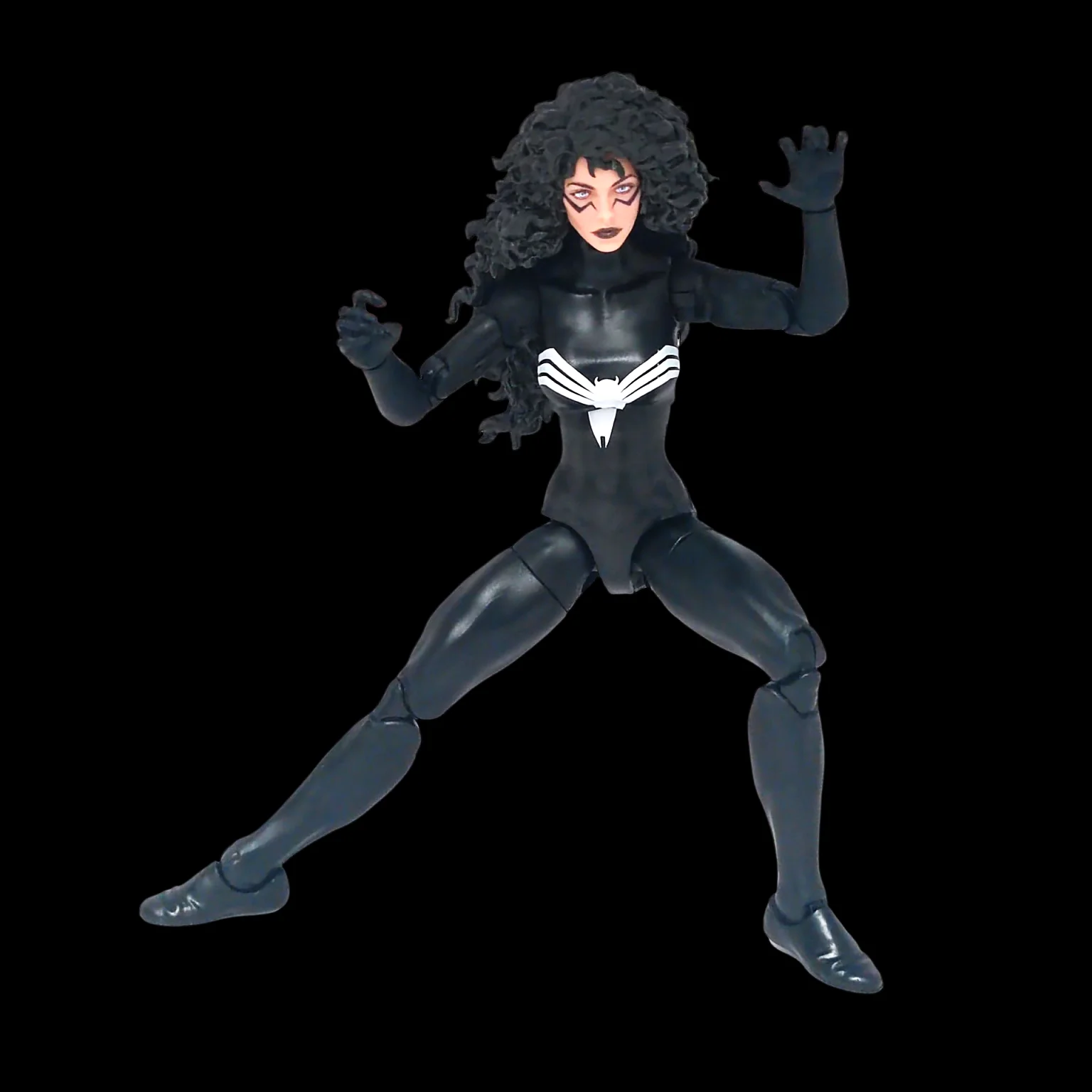 Marvel Legends Unlimited Plus Esclusiva Spider-Woman Peach Momoko Black 6" Action Figure