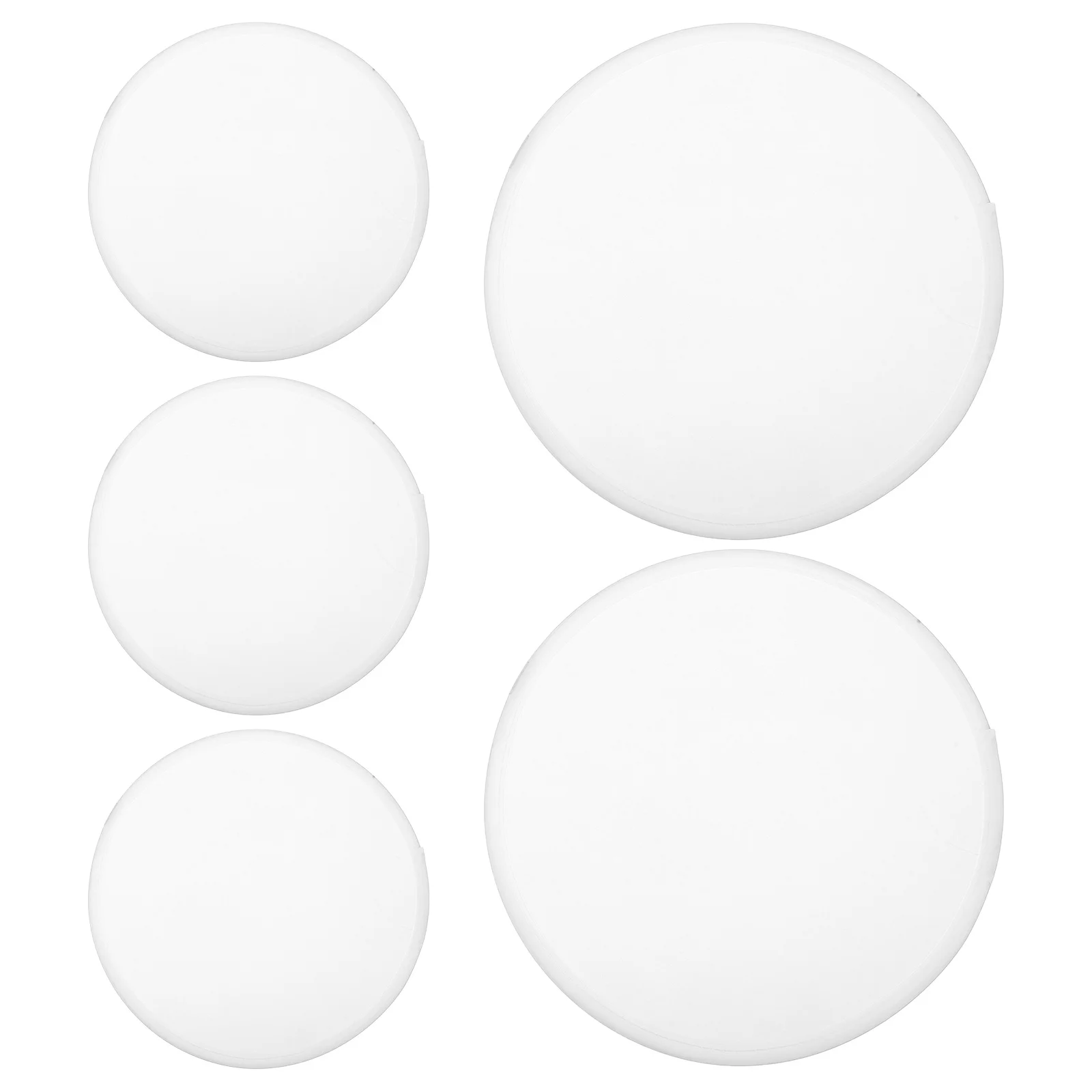 

30Pcs Sublimation Flying Disc Fans White Foldable Polyester 9.8 DIY Craft Wedding Party Outdoor Event Favor Fans