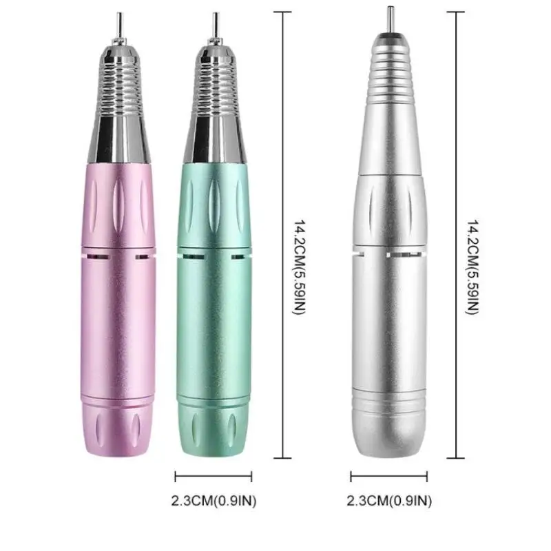 الكهربائية تيار مستمر مسمار الحفر مقبض قلم ملف البولندية ماكينة الطحن قبضة مانيكير باديكير أداة لملحقات آلة الحفر الأظافر