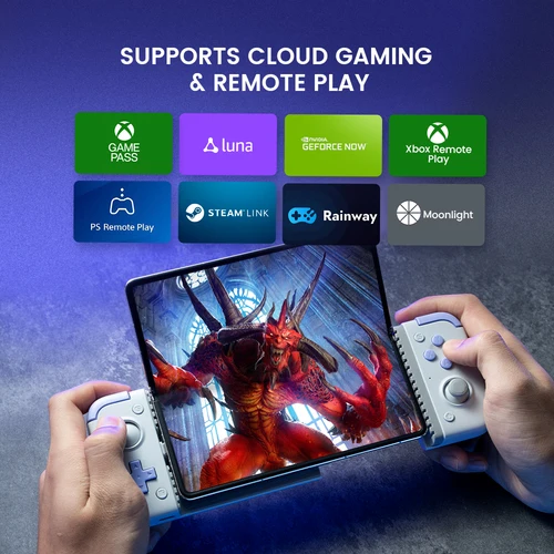 Imagen 2 del producto Gamepad de teléfono Android GameSir X2s tipo C para juegos en la nube Xbox Game Pass STADIA xCloud, Joystick de efecto Hall y gatillo