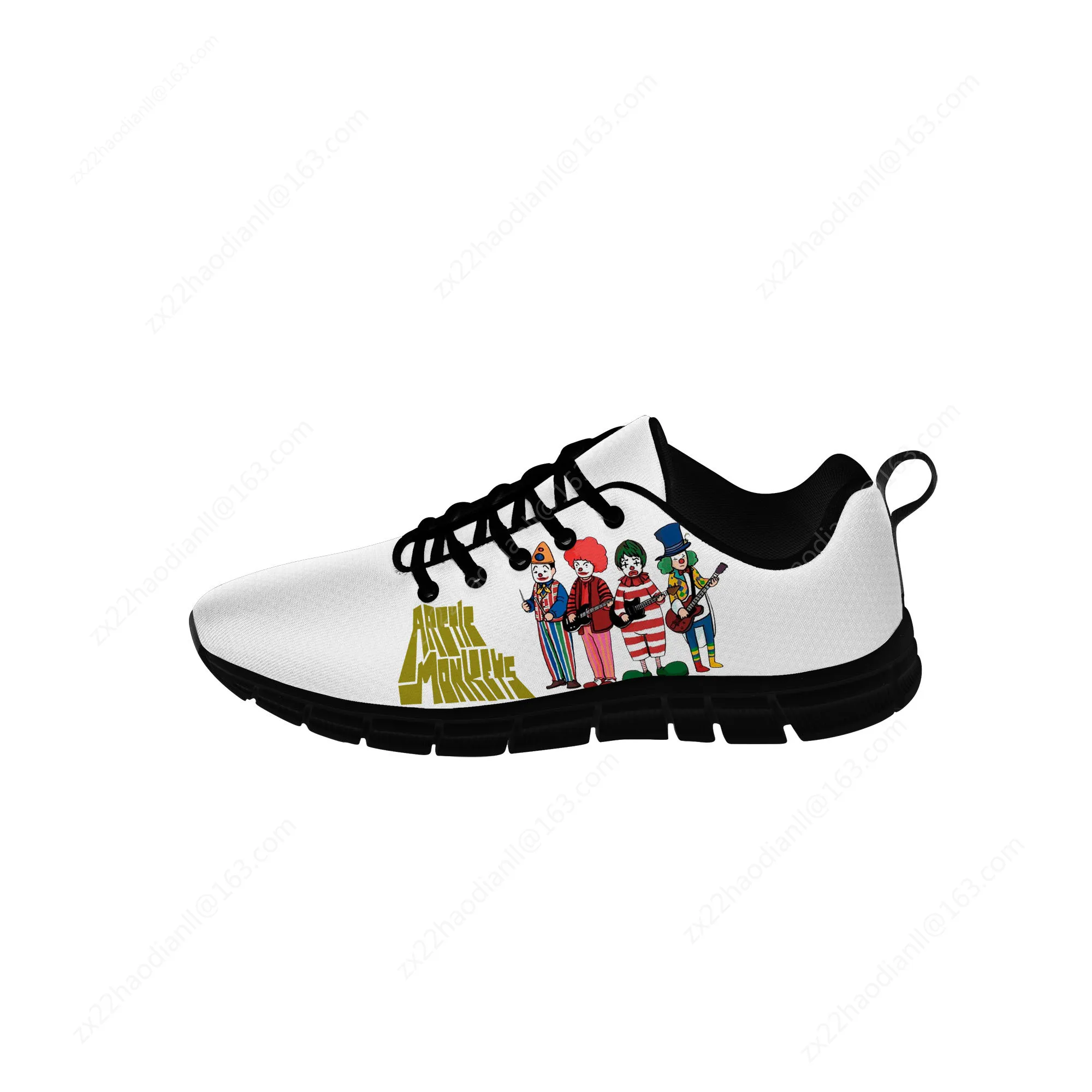 Arctic Monkeys Sneakers Mens Womens Teenager Casual Shoes Canvas Running Cloth Shoes 3D Print Breathable Lightweight shoe Black