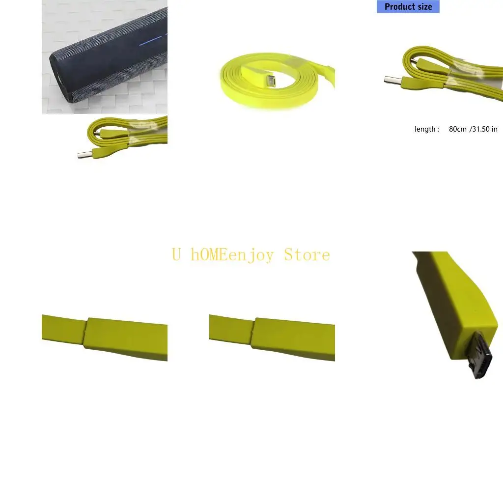 B0KF Heavy Duty MicroUSB Cable for Boom/ Megaboom Bluetooth-Compatible Speaker