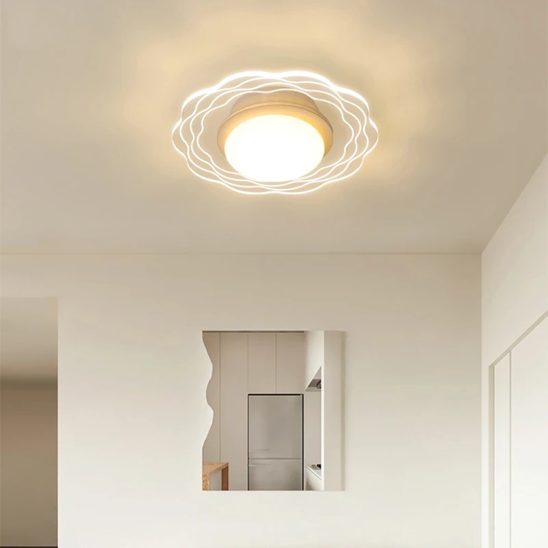 Aisle Light Corridor Light Entrance Hall Light Simple Modern Creative Flower-shaped Cloakroom Light Round Balcony Ceiling Light