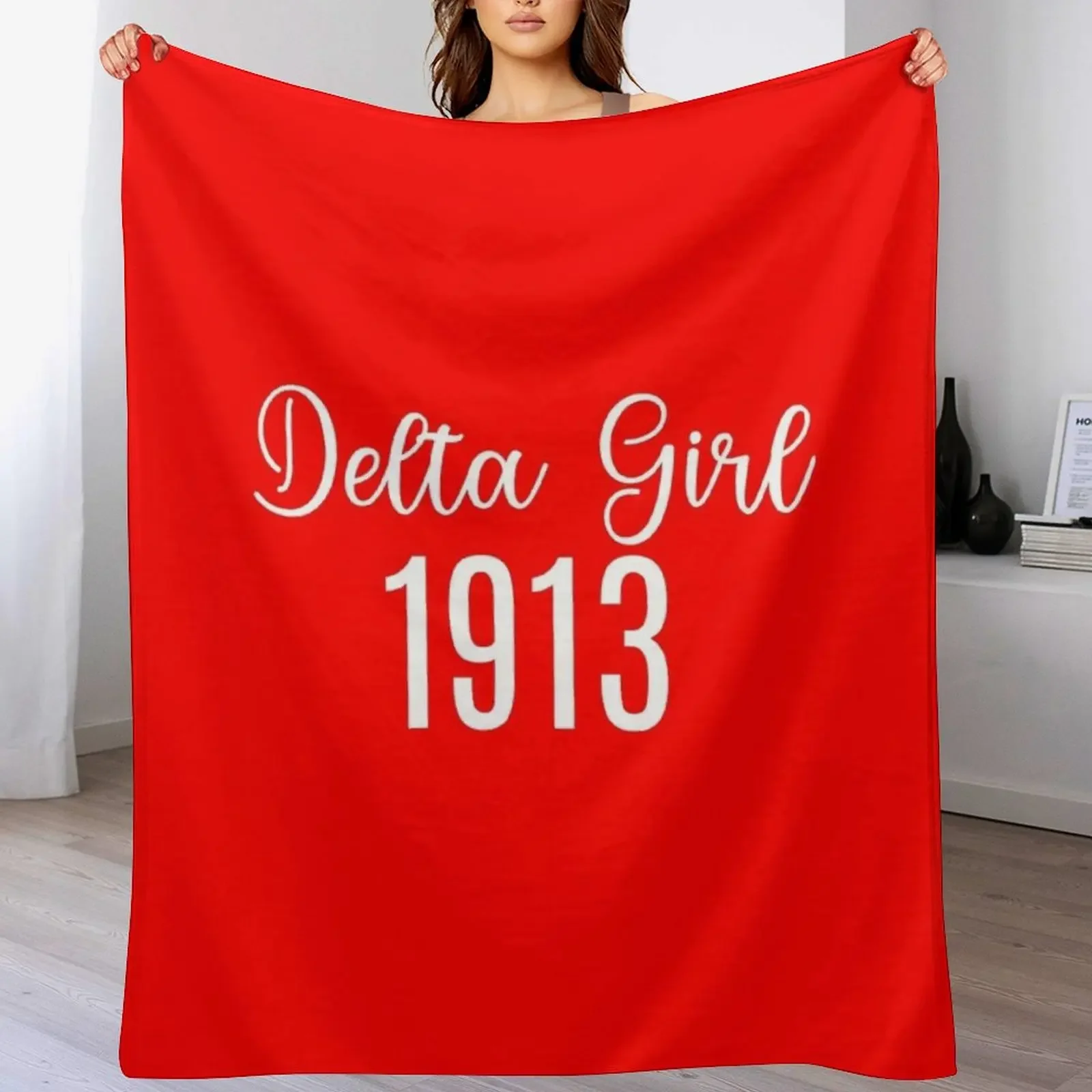 

Delta Girl 1913 Throw Blanket Lightweight Warm Blanket for Travel Camping