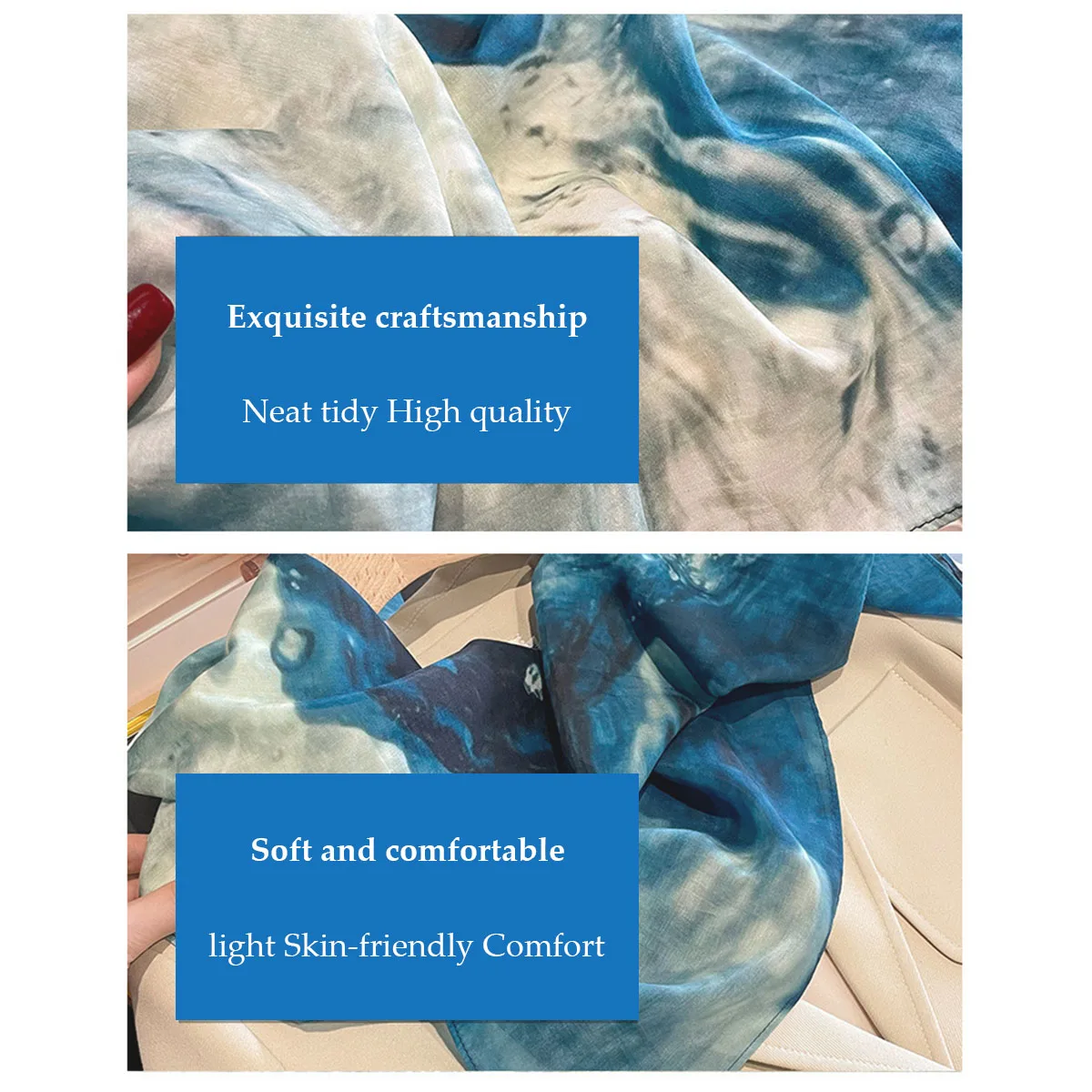 الفاخرة عالية الجودة وشاح حريري المرأة أوشحة مربعة تصميم فولارد باندانا السفر شال التفاف متعدد الوظائف زي الديكور