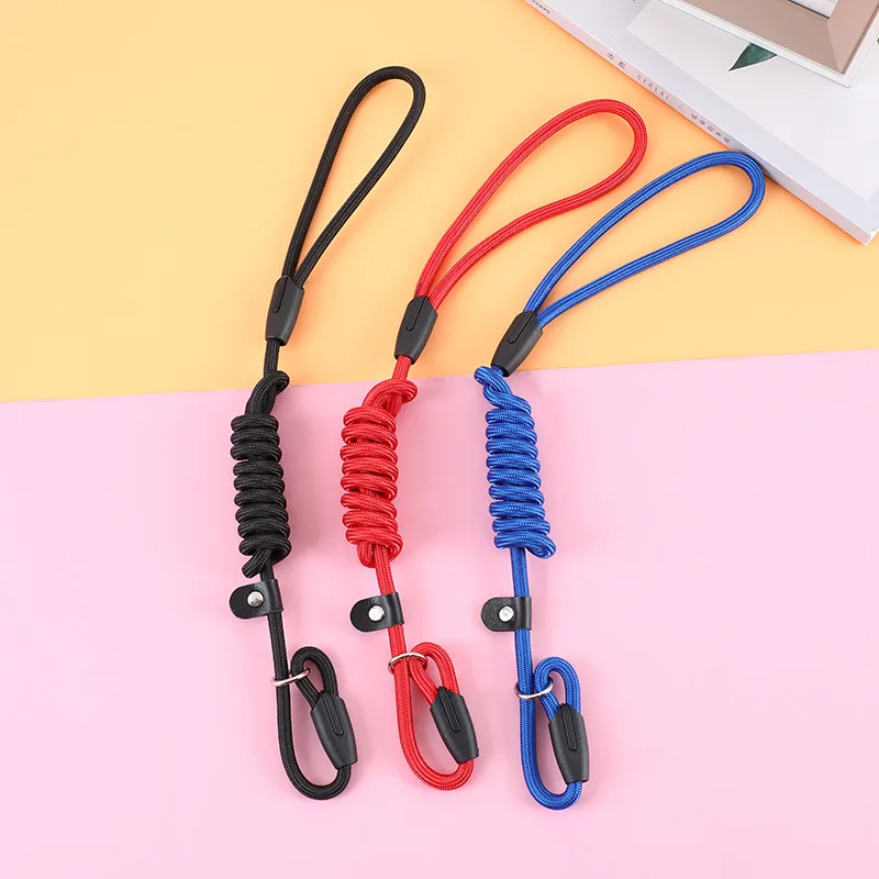 Pet Leash Rope Nylon Rope Pet Puppy Slip Lead Rope Dog Slip Leash Chain Collar Adjustable Dog Training Leash For Small Dog