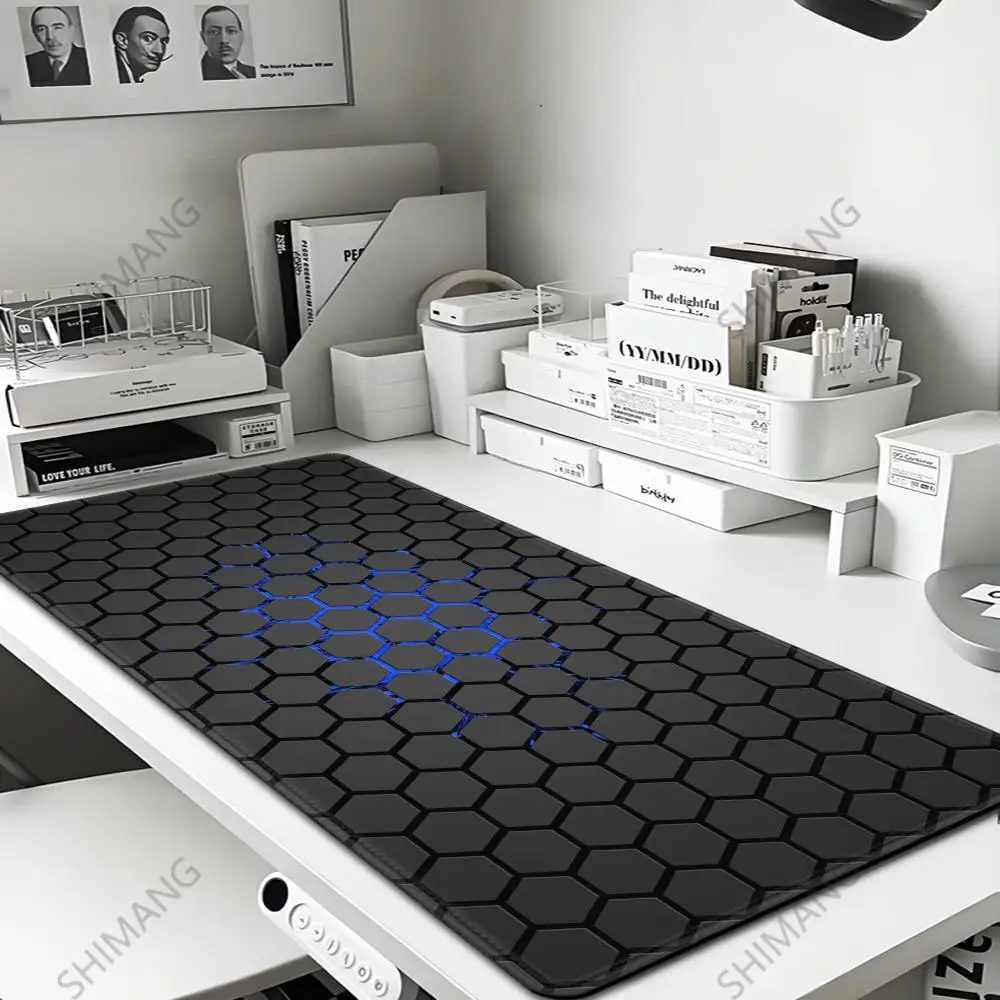 

Honeycomb Gaming Mouse Mat Mausepad Gamer Cabinet Pc Accessories Keyboard Pad Anime Deskmat 1000x500mm Mousepad Xxl Laptops Pads