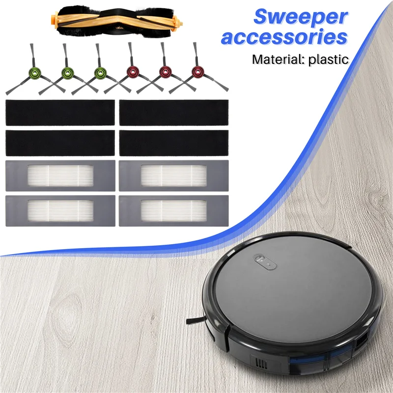 Abud-filtro rolo escova lateral para ecovacs deebot ozmo 920 950 t5 t8 aivi robô vácuo peças de reposição acessórios