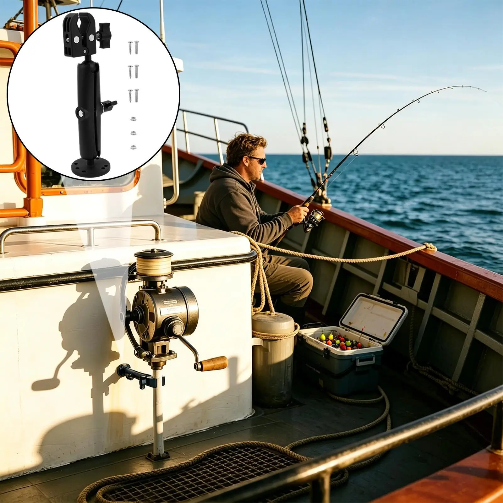 support-de-moteur-a-propulsion-electrique-pince-de-support-absorbant-les-chocs-support-de-moteur-a-propulsion-electrique-pour-l'exterieur-pour-la-peche-en-eau-douce-sur-la-plage-et-en-riviere