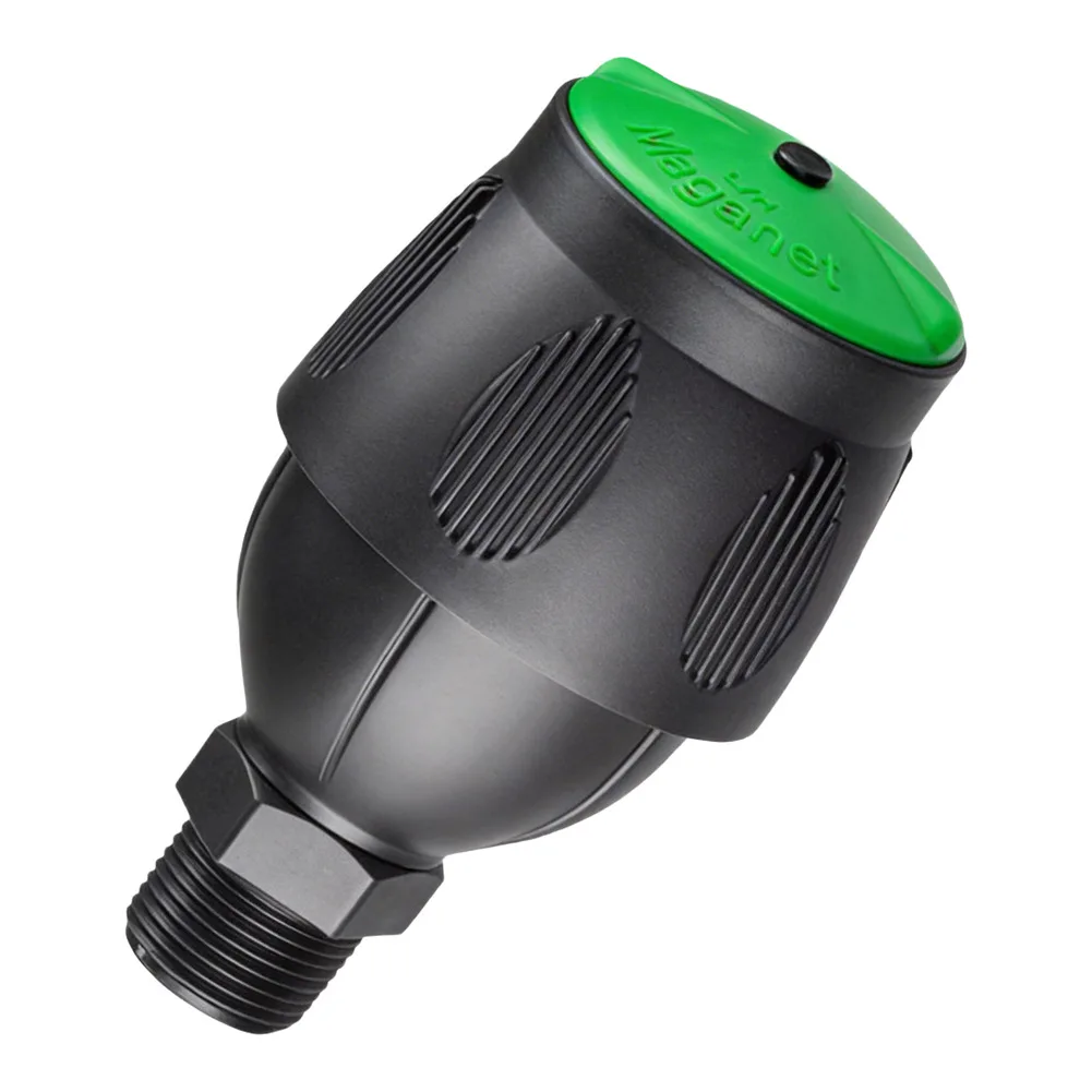 2 Piece Garden Sprinkler Set with Continuous 360 Degree Rotation 550L/H Flow Rate and 1/2 Male Thread for Hose Attachment